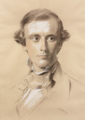 Lot 338 - George Richmond (1809-1896) Portrait of a...