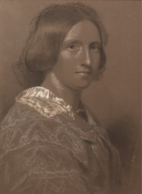 Lot 339 - Joseph Severn (1793-1879) Portrait of a lady,...