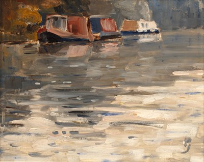 Lot 440 - Patrick Jobson (1919-2007) 'Reflections,...