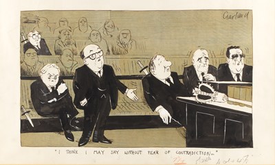 Lot 454 - Nicholas Garland (b.1935) 'I Think I May Say...