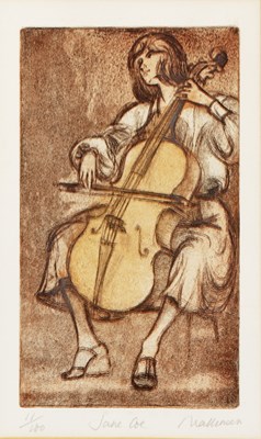Lot 110 - Pat Mallinson (b.1930) 'Jane Coe, Cellist',...