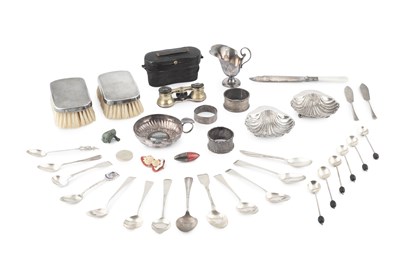 Lot 766 - A pair of George V silver butter shells,...