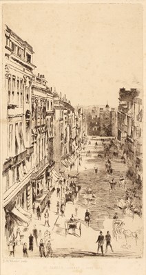 Lot 16 - James Abbott McNeill Whistler 'St. James'...