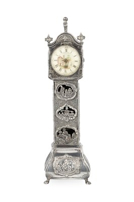 Lot 544 - A late 19th century Dutch silver miniature...