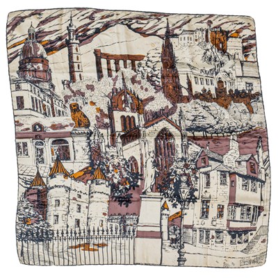 Lot 180 - A silk scarf by Richard Allan, London