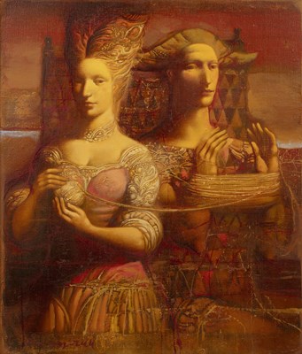 Lot 420 - Armen Gasparian (b.1966) Winding Threads,...