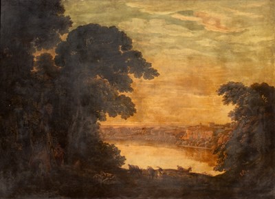 Lot 292 - Continental School (18th century) A lakeland...