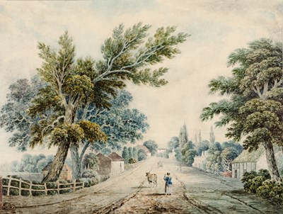 Lot 465 - English School (early 19th century) A country...