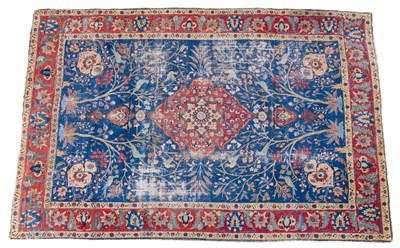 Lot 2 - A late 19th or early 20th century Tabriz carpet