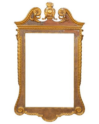 Lot 388 - A French Empire-style wall mirror