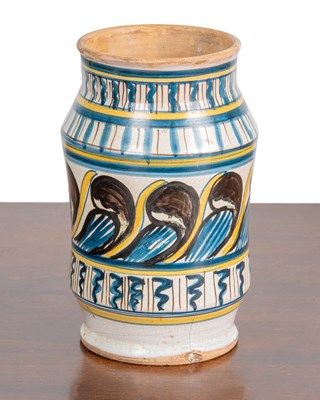 Lot 23 - An 18th century Alberello or dry drug jar