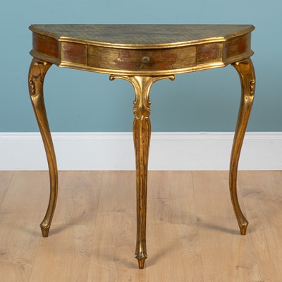Lot 143 - A mid-century Italian console table