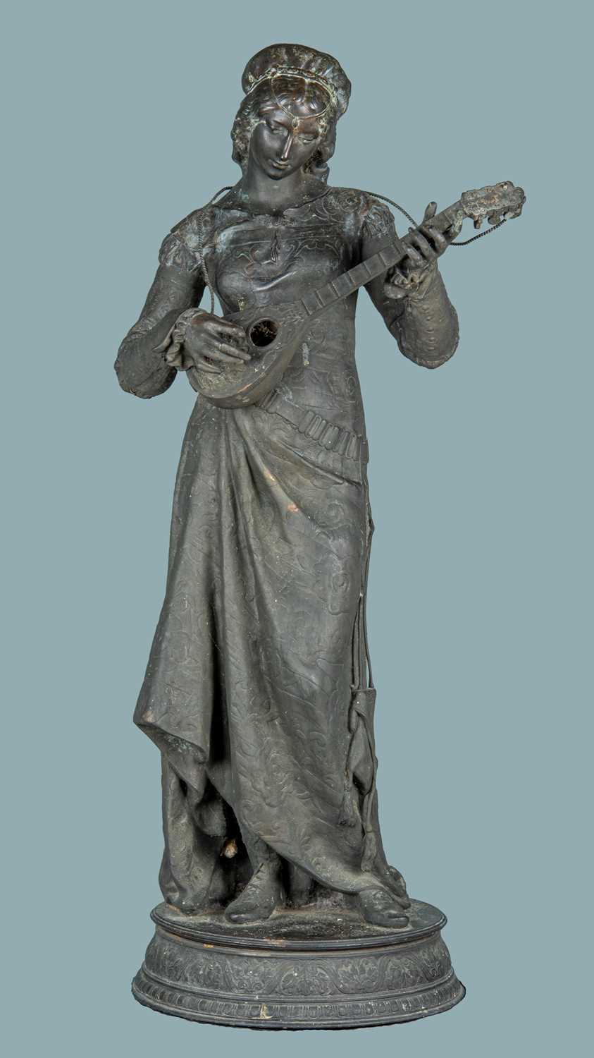 Lot 383 - Adrien Etienne Gaudez (French 1845-1902)