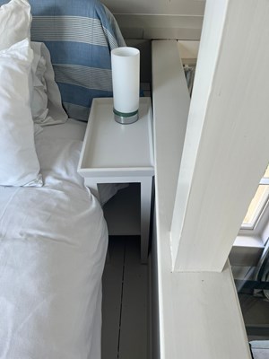 Lot 115 - A pair of Gustavian sofa side tables by OKA