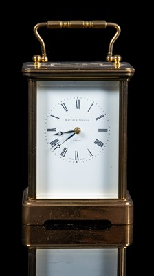 Lot 143 - A carriage clock