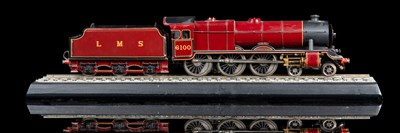 Lot An O gauge LMS Royal Scot-Class Royal Scot 4-6-0 Locomotive and Tender No 6100