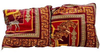 Lot 226 - A pair of Versace cushions