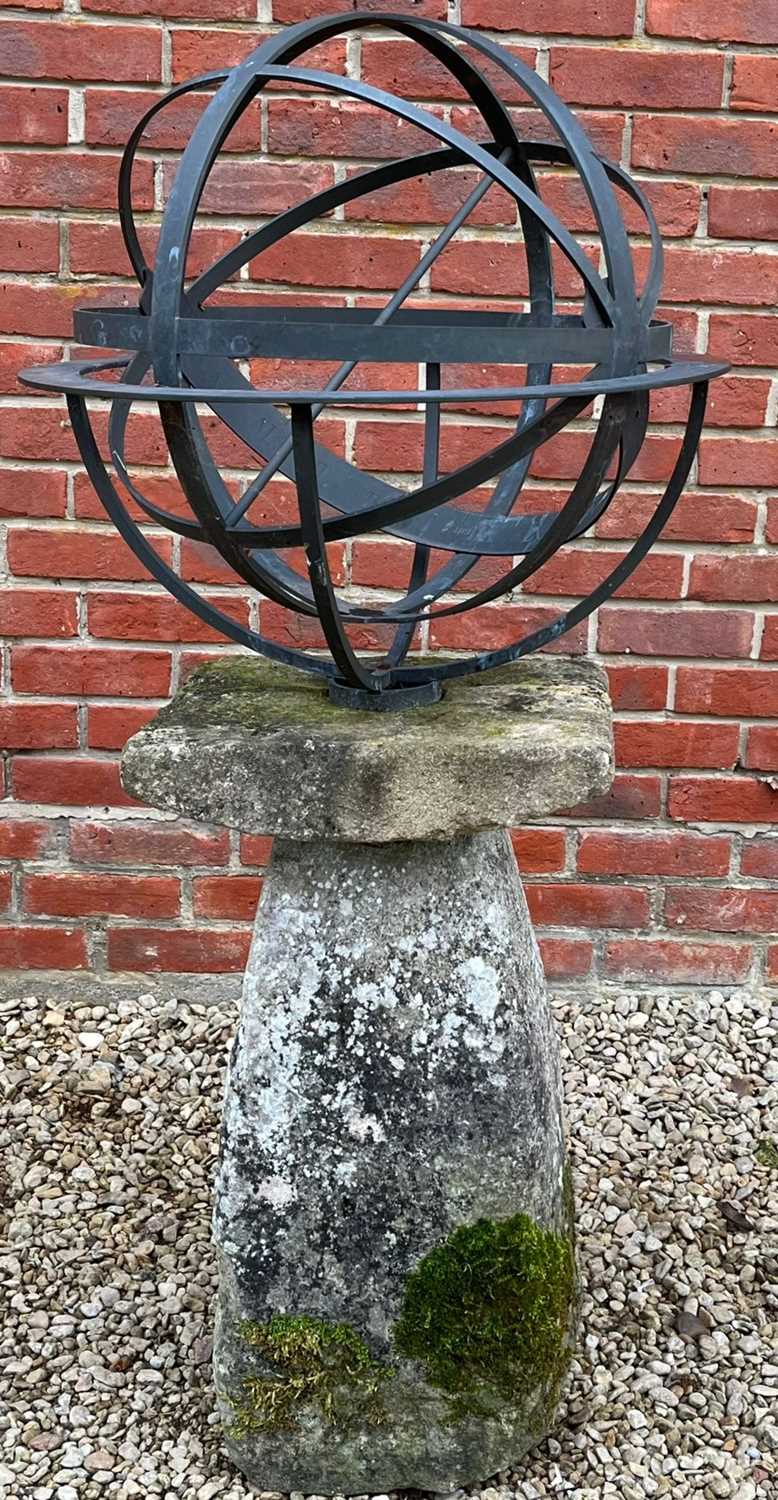 Lot 1062 - A Contemporary bronze armillary sphere