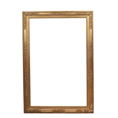 Lot 571 - A 17th century style gilt gesso frame, the...