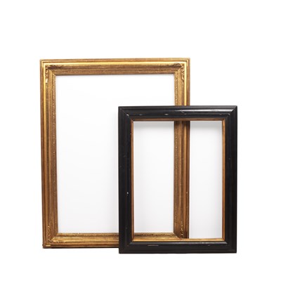 Lot 585 - An 18th century style gilt gesso frame, with...