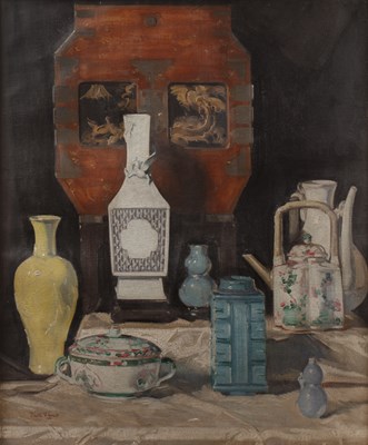 Lot 502 - Walter Graham Grieve (1872-1937) Still life -...