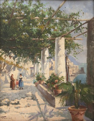 Lot 503 - Vincenzo Canino (1892-1978) On the Amalfi...