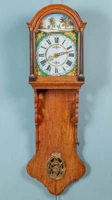 Lot 82 - A 19th century Dutch Staartklok
