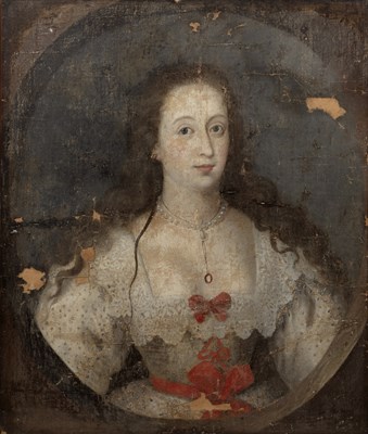 Lot 410 - English School (17th Century) Portrait of a...