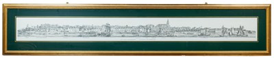 Lot 194 - A Dutch panoramic print