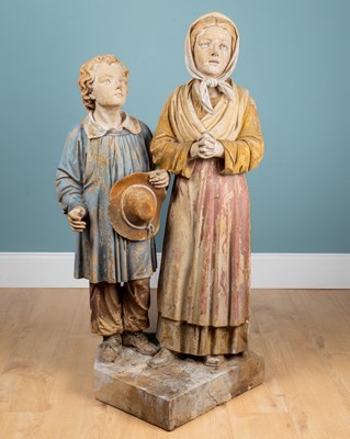Lot 492A - A 19th century terracotta sculpture