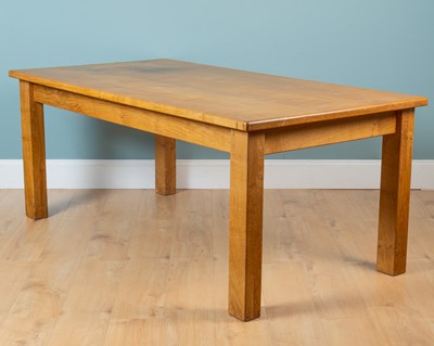 Lot 412 - An oak kitchen table
