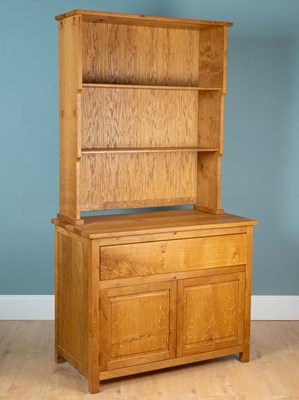 Lot 329 - An oak dresser