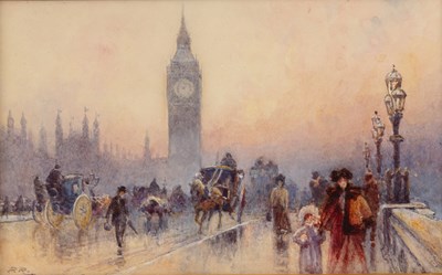 Lot 493 - Percy Robertson (1869 - 1934) 'Muddy London',...