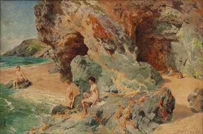 Lot 505 - Charles Collins II (1851-1921) Nudes on the...