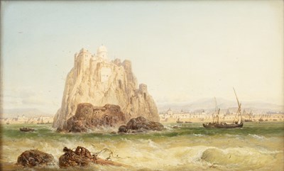 Lot 517 - James Webb (c.1825-1895) 'Ischia'; and 'Dinard'...