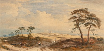 Lot 520 - Circle of John Varley (1778-1842) Landscape...