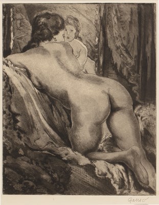 Lot 55 - Emil Ganso (1895-1941) A female nude from...