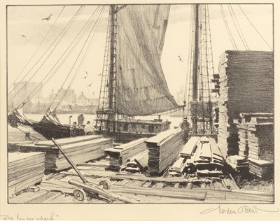 Lot 61 - Gordon Hope Grant (1875-1962) 'The Lumber...