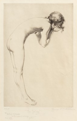 Lot 64 - George T. Tobin (1864-1956) 'The Spring',...
