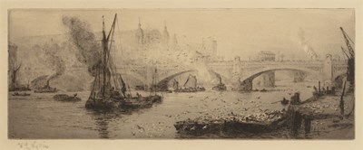 Lot 65 - William Lionel Wyllie (1851-1931) 'Southwark...
