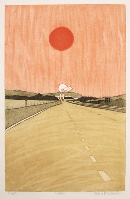 Lot 91 - John Brunsdon (1933-2014) 'Neath', pencil...