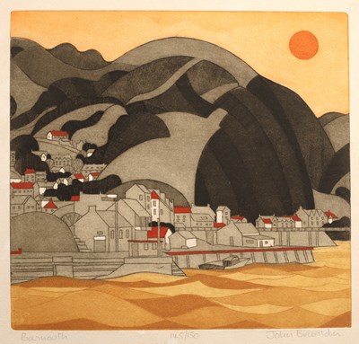 Lot 94 - John Brunsdon (1933-2014) 'Barmouth', pencil...