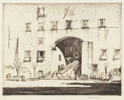 Lot 75 - Louis Rosenberg (1890-1983) 'Hospital of Santa...