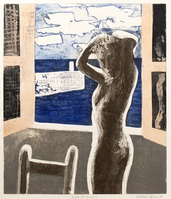 Lot 78 - Alistair Grant (1925-1997) 'Nude at Window',...