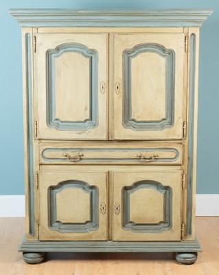Lot 228 - A Continental painted cocktail cabinet