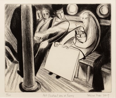 Lot 40 - Patricia Drew (Contemporary) 'Art Student on a...