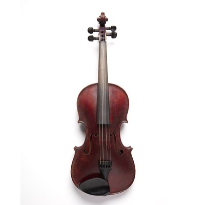 Lot 98A - A late 19th century Mittenwald violin, with...