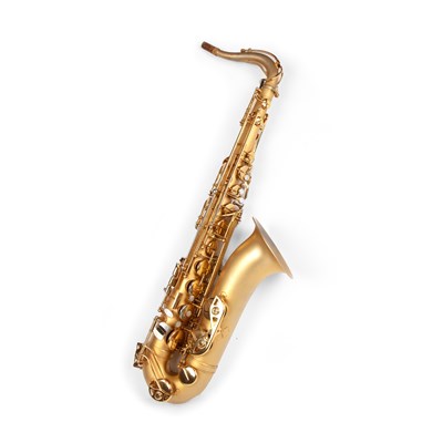 Lot 128 - A Borgani Jubilee tenor saxophone, cased.