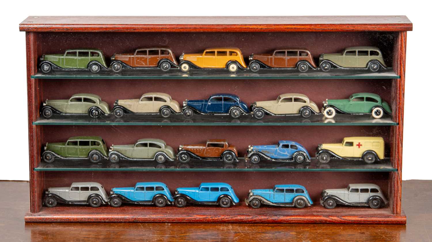 Lot 1304 - A cased collection of Dinky diecast models