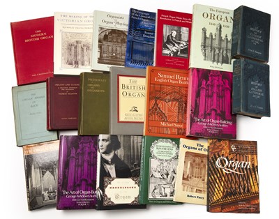 Lot 124 - Books: a collection of books, all pipe organ...